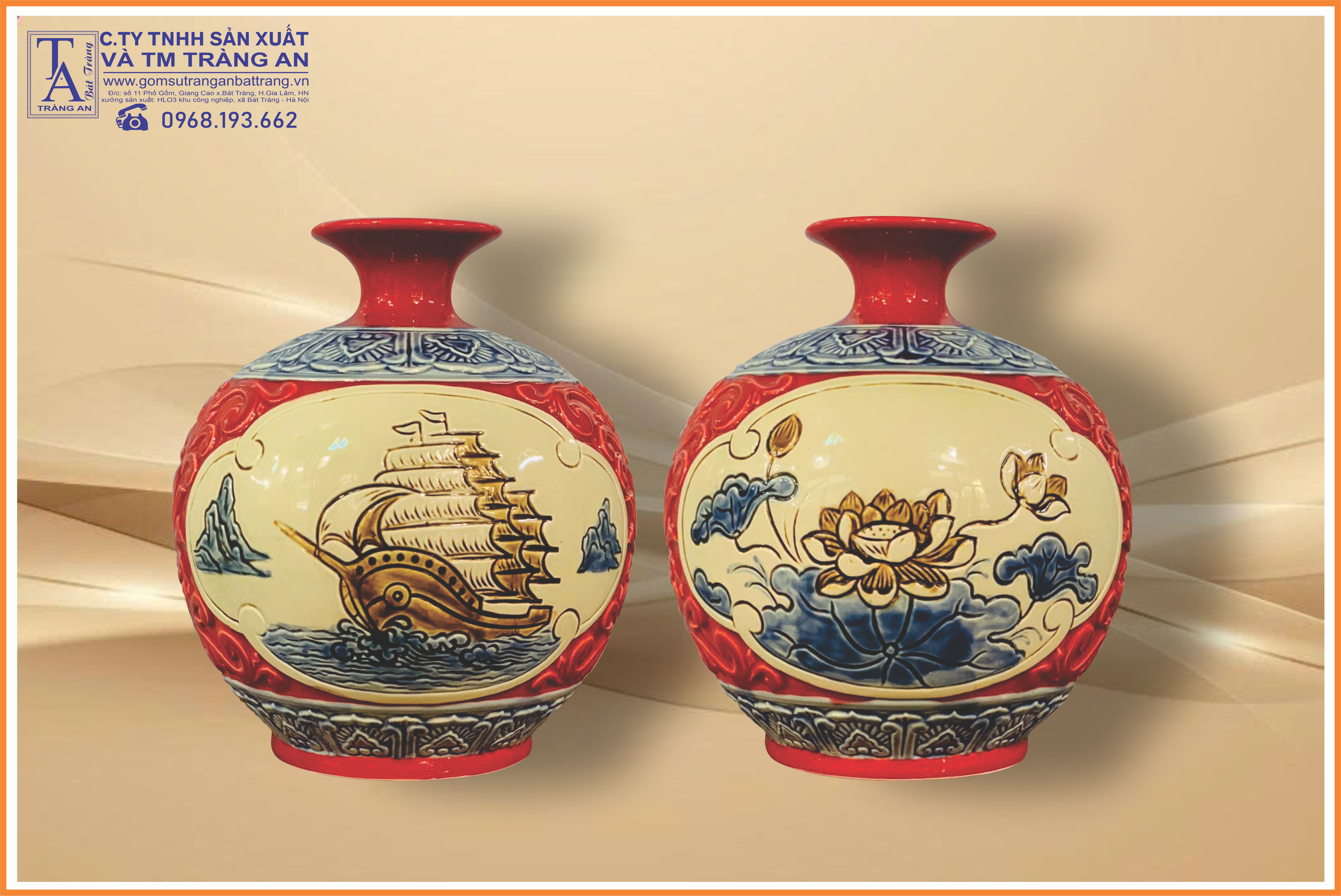 Bình tài lộc rạn